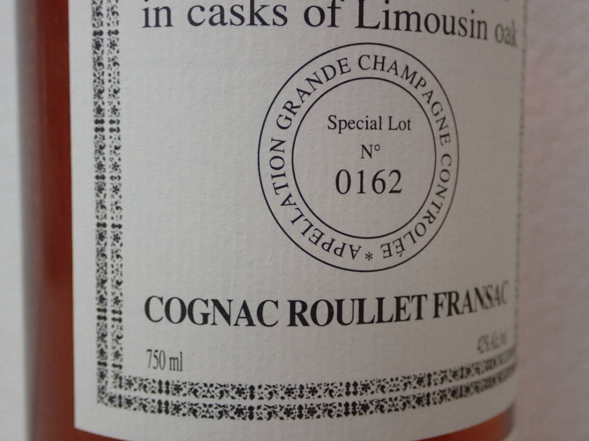 (古酒）-13； ROULLET FRANSAC フランサック 35年 750ml 42% 木箱付き コニャック ★_画像6