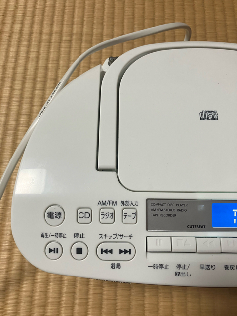 売り切り　TOSHIBA CDラジオカセットレコーダー TY-CDS7_画像3