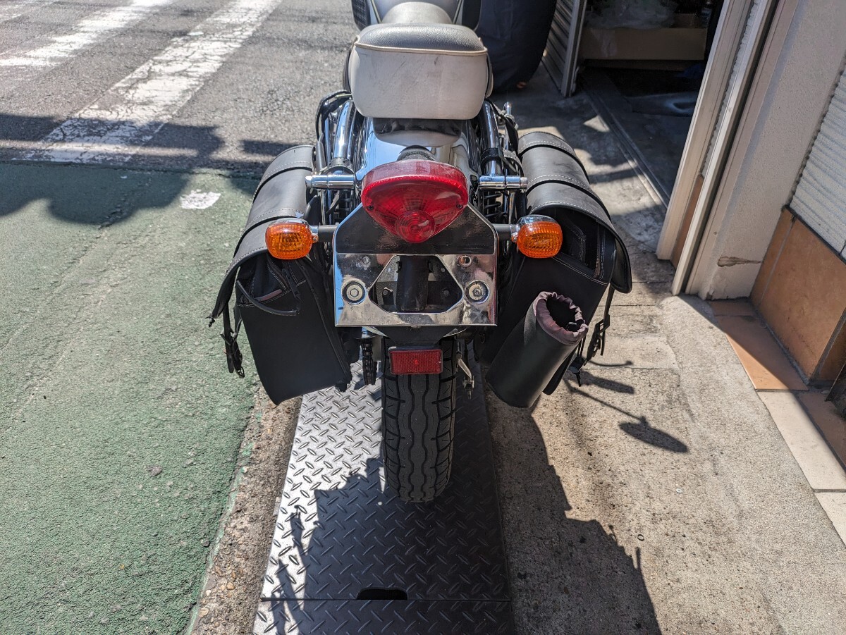 東大阪発 エストレア 250cc 即乗り カワサキ 点検調整済 実動 FI インジェクション サイドバック付き　ローン可能 ESTRELLA 車体_画像5