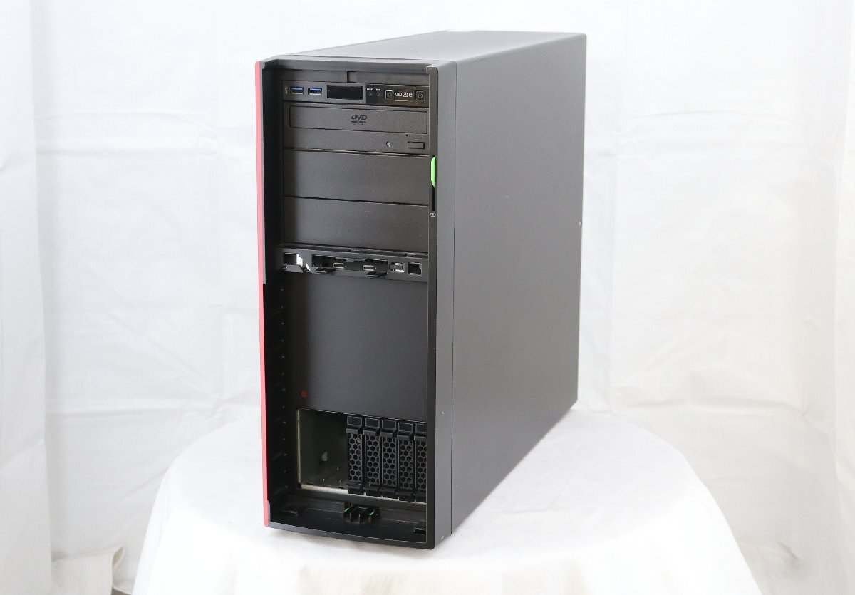 FUJITSU PYT1333ZRW PRIMERGY TX1330 M3　Xeon E3-1220 v6 3.00GHz 8GB■現状品_画像1