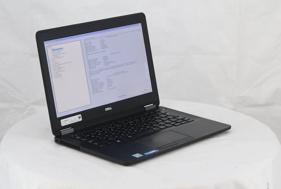 DELL Latitude E7270 -　Core i5 6200U 2.30GHz 4GB 256GB(SSD)■現状品_画像2