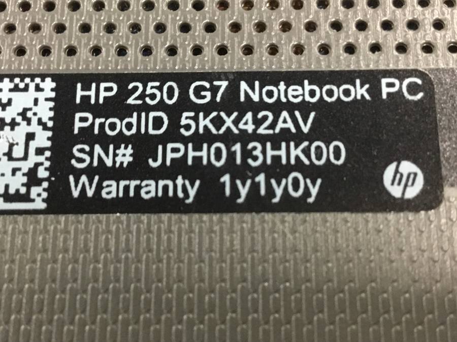 hp 250 G7 -　Core i5 8265U 1.60GHz■現状品_画像5