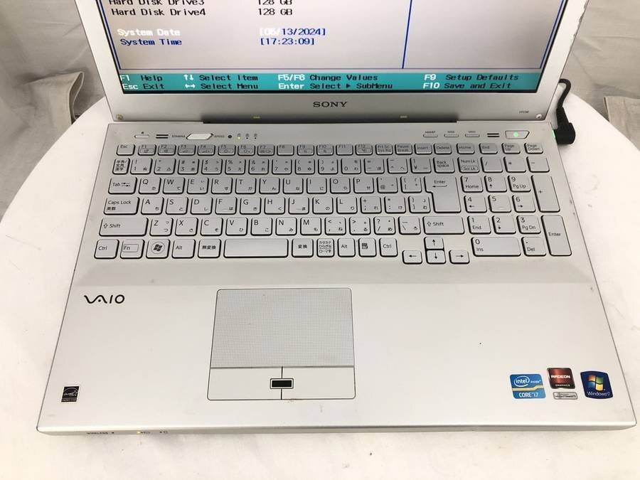 SONY VPCSE1AJ VAIO　Core i7 2640M 2.80GHz 8GB 128GB(SSD)他■現状品_画像6