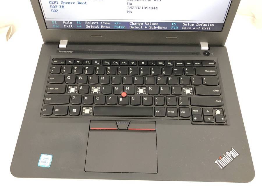 lenovo 20ET-A00ECD ThinkPad E460　Core i5 6200U 2.30GHz 8GB 500GB■現状品_画像5