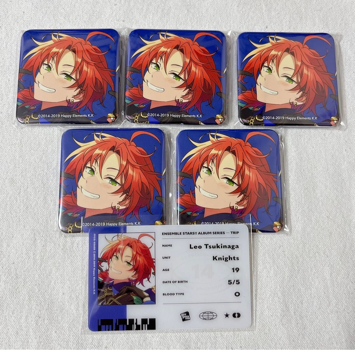 あんスタ 月永レオ アルバム缶バッジ ID風カード 最終値下げ あんスタ 月永レオ アルバム缶バッジ ID風カード 最終値下げ