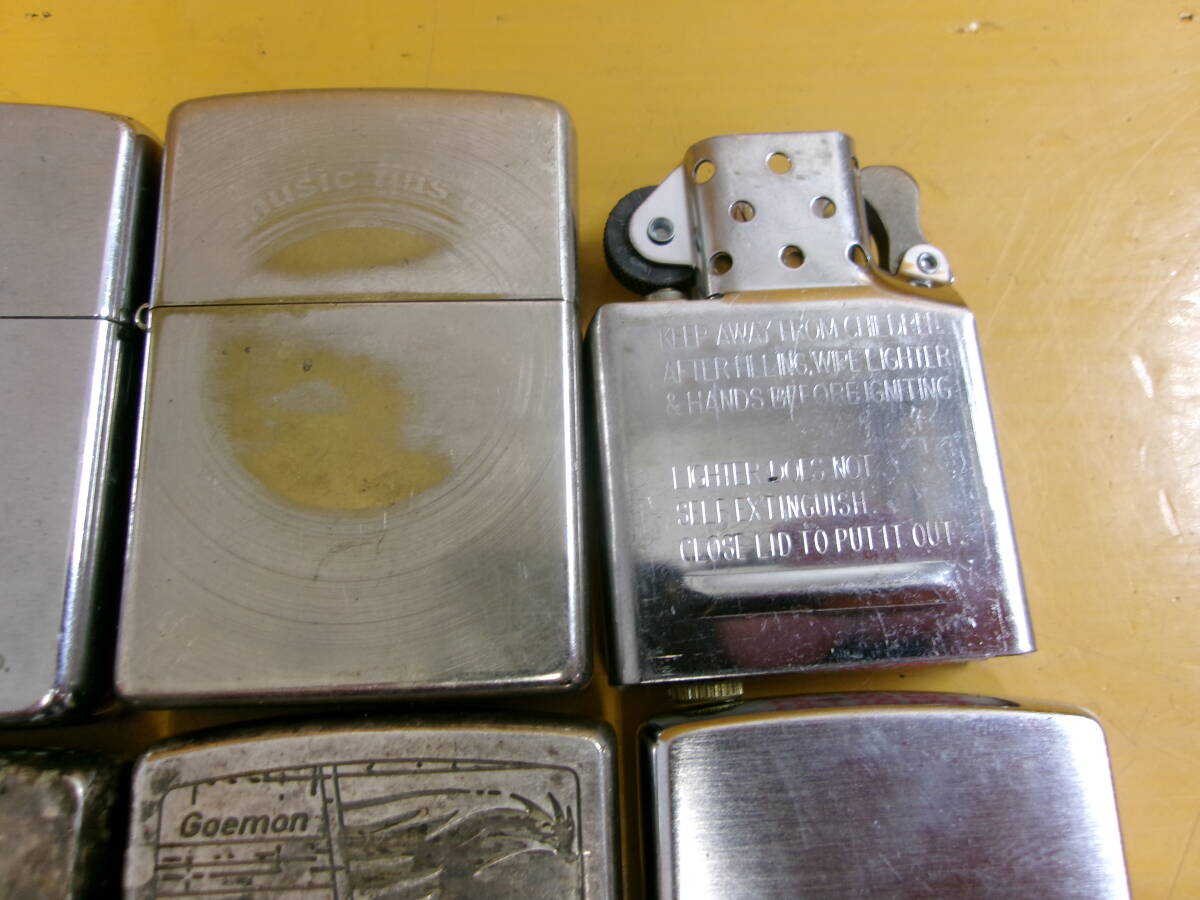 (Z-316)ZIPPO オイルライター 12ピースまとめ売り 現状渡しの画像7