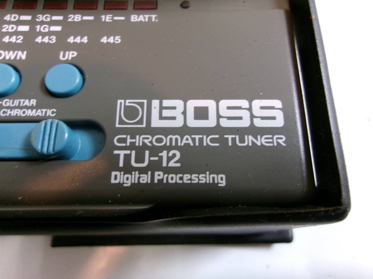 (S-3110)BOSS CHROMATIC TUNER TU-12 operation not yet verification present condition goods 