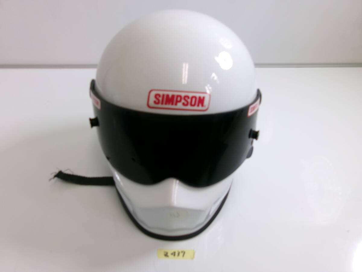 (Z-437)SIMPSON フルフェイスヘルメット サイズ不明 現状渡し_画像1