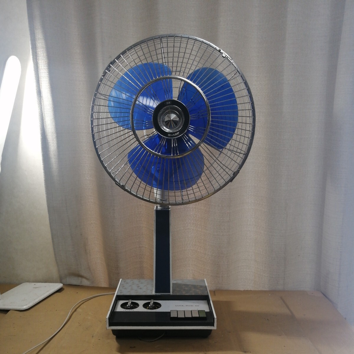  electrification verification settled SHARP sharp ps-33st cool size33 electric fan Showa Retro antique junk 50809w