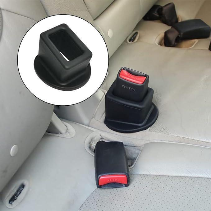 ZUWIT seat belt buckle holder after part seat. buckle for easy black x2