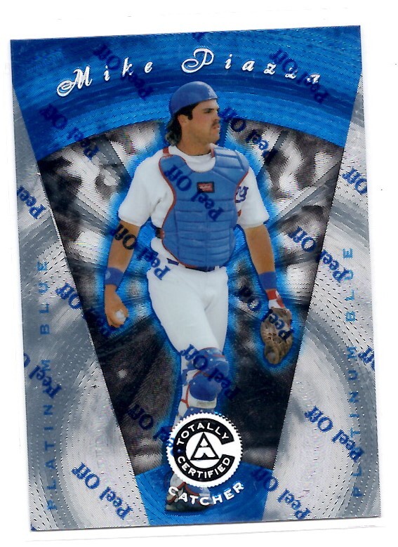 MLB1997 Pinnacle Totally Certified Platinum　Blue #26 Mike Piazza マイク・ピアッツァ 新品ミント状態品_画像1