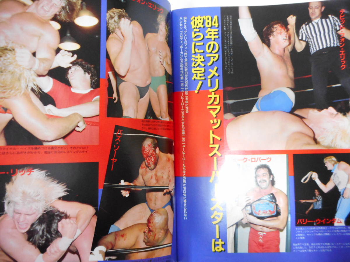 プロレス・アルバム　プロレスYEAR'S BOOK1984　藤波辰巳、長州力、グレート・カブキ、スタン・ハンセン＆ブルーザー・ブロディ、_画像8