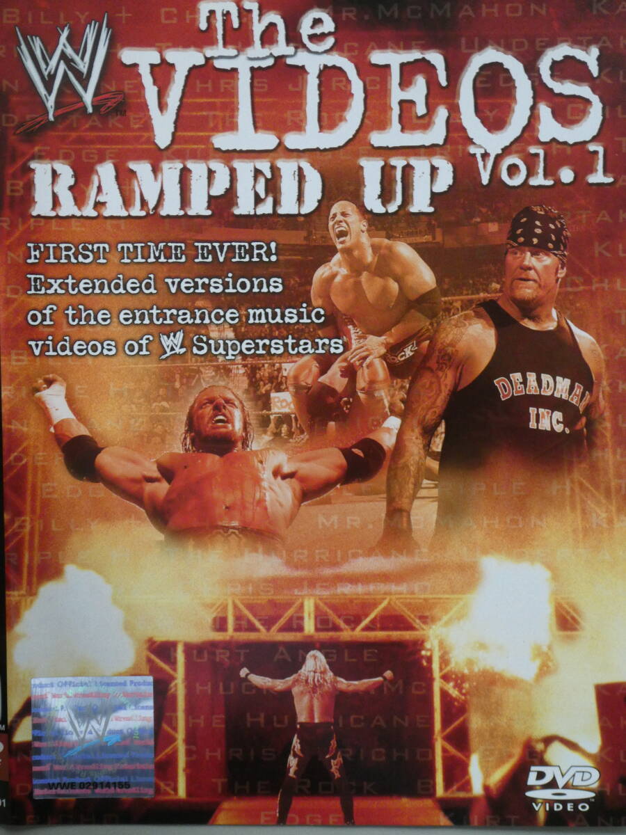 WWE DVD The VIDEOS Vol.1 HHH、アンダーテイカー、ザ・ロック、ビンス・マクマホン、ケイン、クリスジェリコ、エッジ、カートアングル_画像1