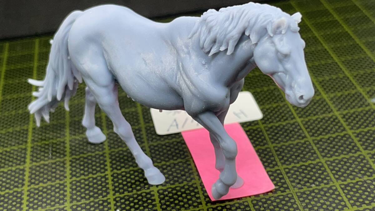 A170 1/35 scale horse ka maru g left right . rotation version 3D print UV resin test print goods 
