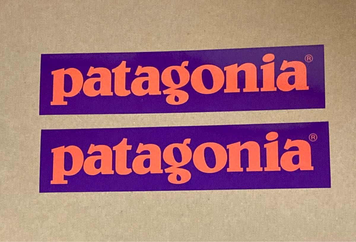 【正規品】 パタゴニア Patagonia カラーロゴ ステッカー 2枚セット