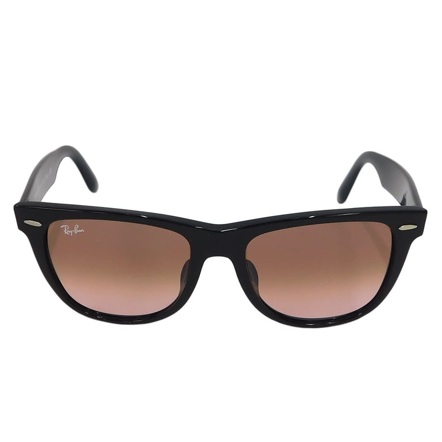 1 jpy # unused goods RayBan sunglasses RB2140-F black group plastic Wayfarer Ray*Ban #E.Bii.oR-19