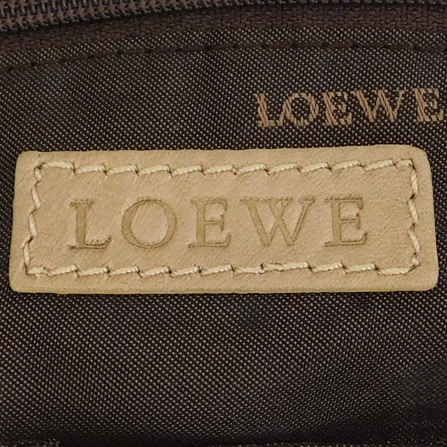 1 иен # прекрасный товар Loewe ручная сумочка оттенок золота кожа модный обычно используя симпатичный LOEWE #E.Csig.lA-01