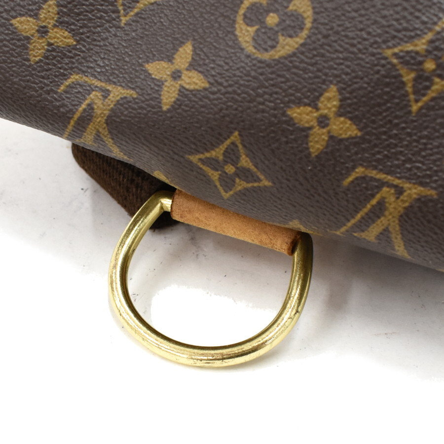 1円 ◎良品 LOUIS VUITTON ルイヴィトン バックパック モンスリGM M51135 モノグラム キャンバス ブラウン◎E.Cie.zE-09の画像6