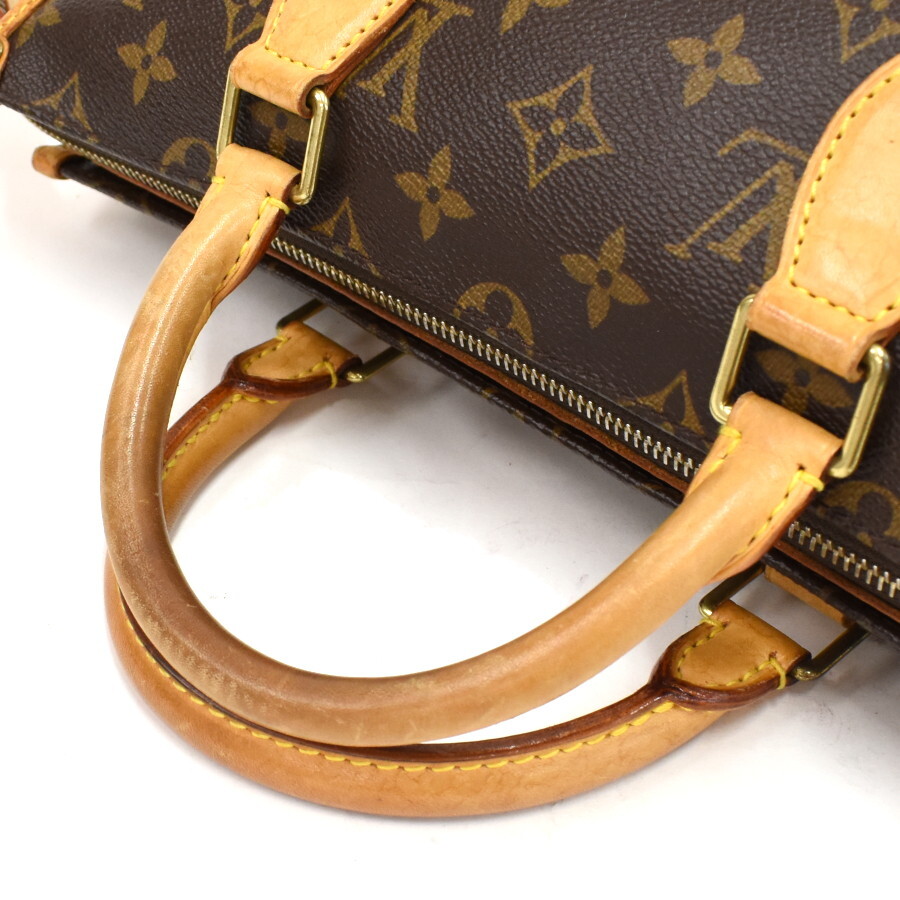 1円 ◎美品 LOUIS VUITTON ルイヴィトン ハンドバッグ ポパンクール M40009 モノグラム キャンバス ブラウン◎E.Clrg.lA-09の画像7