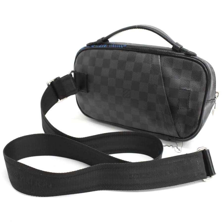 1円 ◆LOUIS VUITTON ルイヴィトン ボディバッグ クリストファーネメスアンブレール N41708 ダミエグラフィット◆E.Cmio.tI-22_画像6