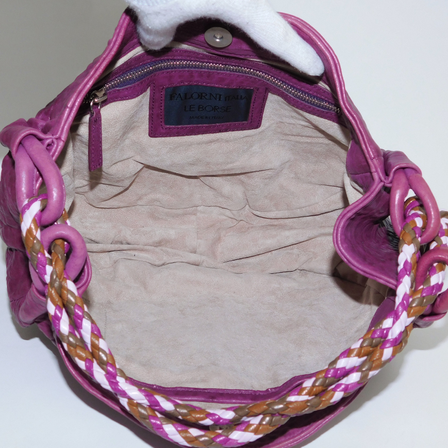 1 иен #faroruni ручная сумочка лиловый серия кожа женский плечо .. casual покупки FALORNI #E.Aee.hP-25