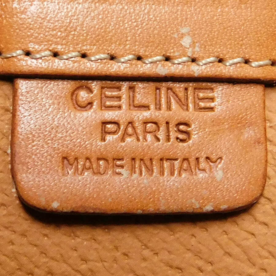 1円 ■ セリーヌ トートバッグ ブラウン系 レザー マカダム おしゃれ 普段使い 男女兼用 CELINE ■E.Bgml.tI-16_画像8