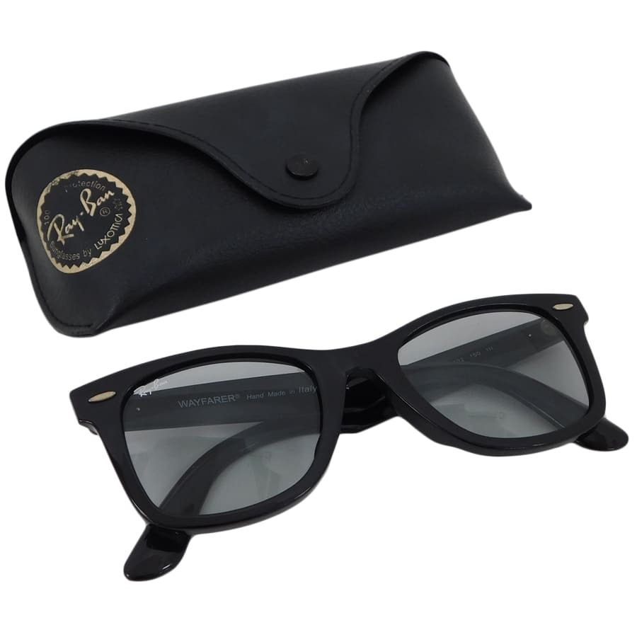 1 иен # RayBan солнцезащитные очки RB2140-F оттенок черного пластик Wayfarer Ray-Ban #E.Bege.mM-08