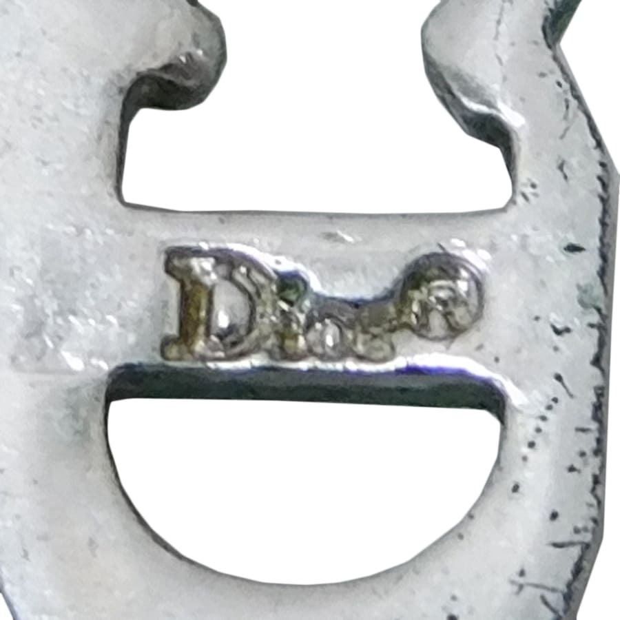 1 иен # превосходный товар Christian Dior колье металл оттенок серебра женский Christian Dior #E.Bml.zE-02