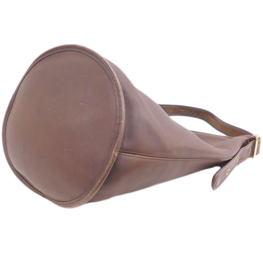 1 jpy # beautiful goods Coach shoulder bag 9085 brown group leather glove tan leather stylish shoulder ..COACH #E.Bmm.zE-07
