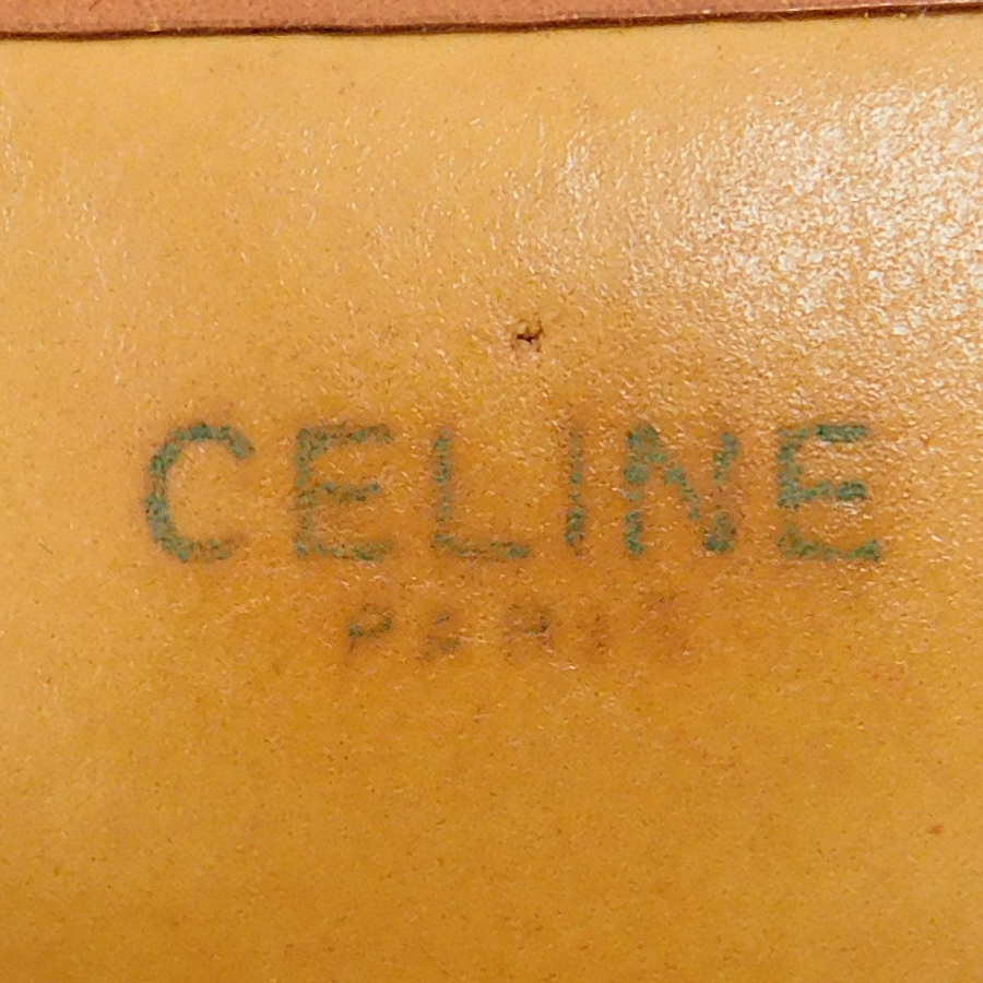 1円 ■ セリーヌ ショルダーバッグ ブラウン系 マカダム レディース 普段使い 斜め掛け CELINE ■E.Blel.tI-19_画像8