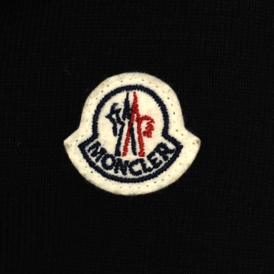 1円 ◆極美品 MONCLER モンクレール アウター ダウンジャケット MAGLIONE TRICOT CARDIGAN ナイロン ブラック◆E.Cmg.oR-30_画像6