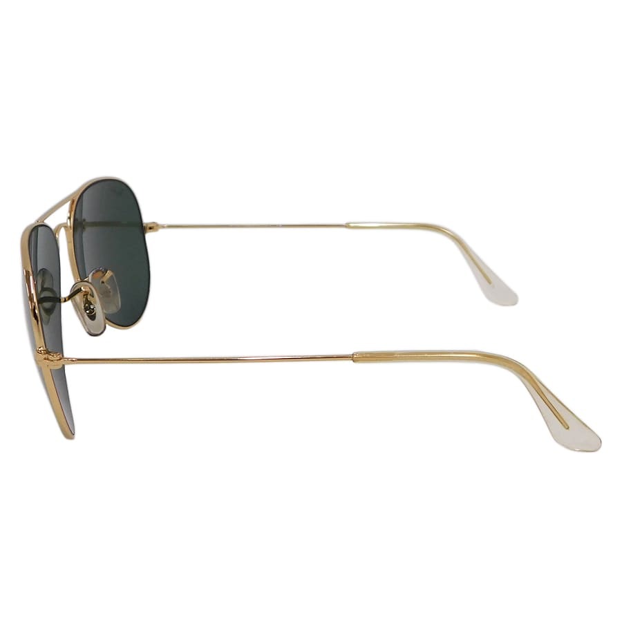 1 иен # превосходный товар RayBan солнцезащитные очки RB3025 оттенок золота металл авиатор с футляром Ray*Ban #E.Blp.eC-14