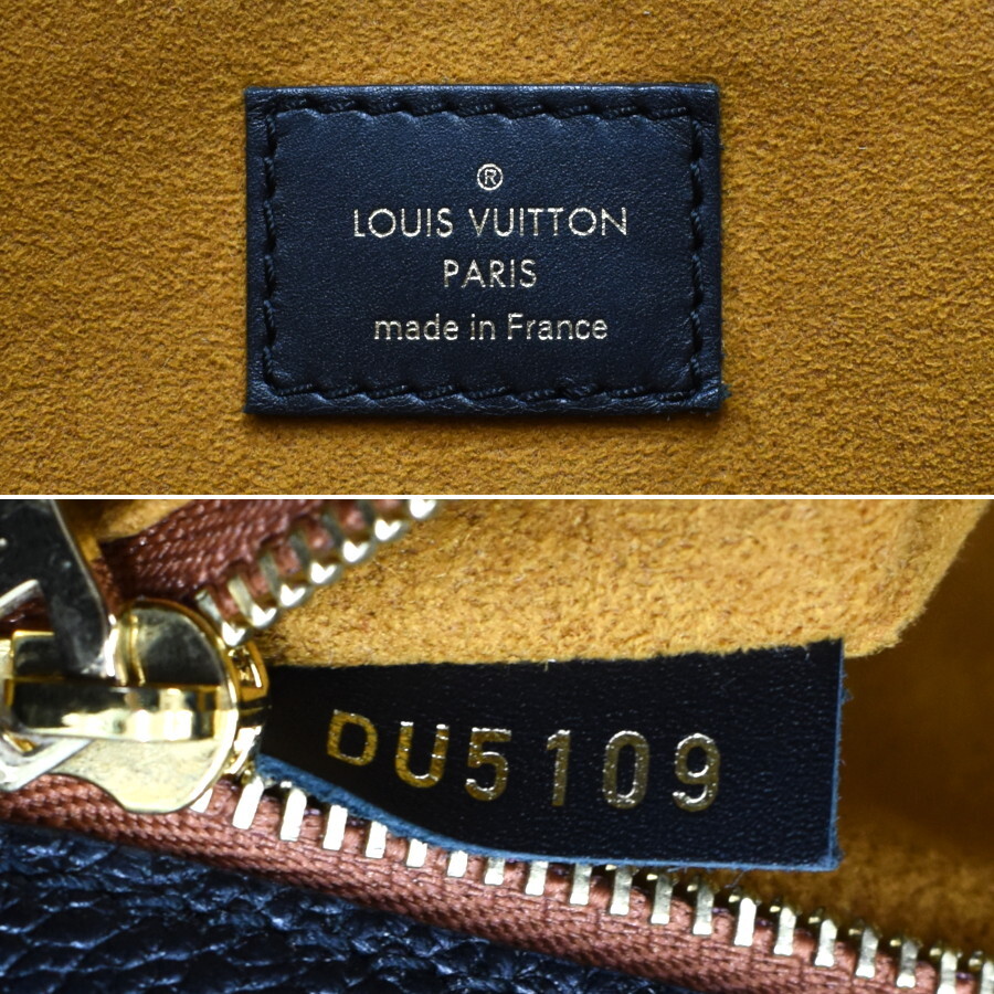 1円 ◎定価46万 極美品 LOUIS VUITTON ルイヴィトン オンザゴーMM トートバッグ M45595 アンプラント ノワール◎E.Dmpl.tI-20_画像9