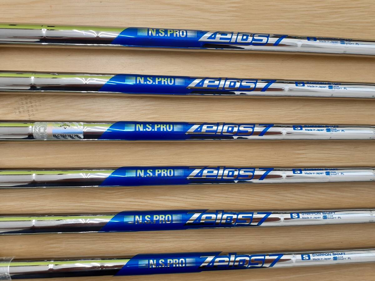 良品 APEX DCB FORGED 5I～PWの6本セット N.S.PRO Zelos 7 ゼロス7 (S)_画像8