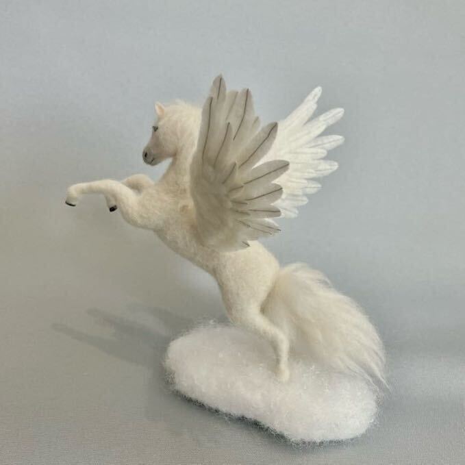 glyco wool felt wool felt horse hand made animal interior miscellaneous goods Pegasus Unicorn .. horse horse 