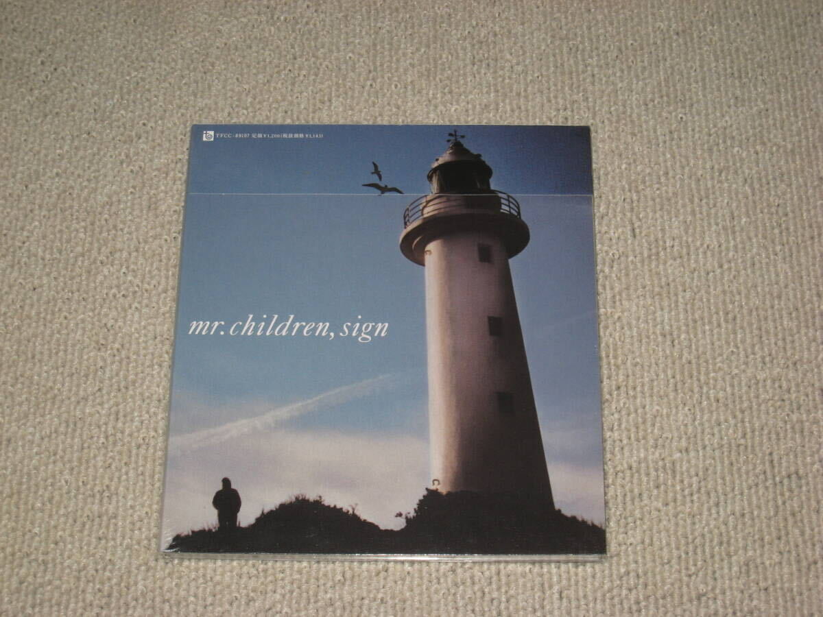 未開封■CD「Mr.Children Sign」ミスターチルドレン/ミスチル/オレンジデイズ■_画像1