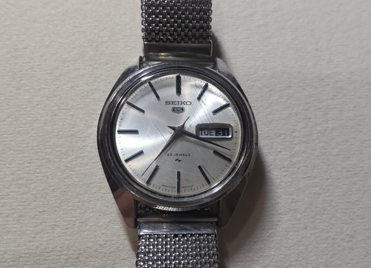 SEIKO セイコー5 23石 自動巻き 稼働品_画像1