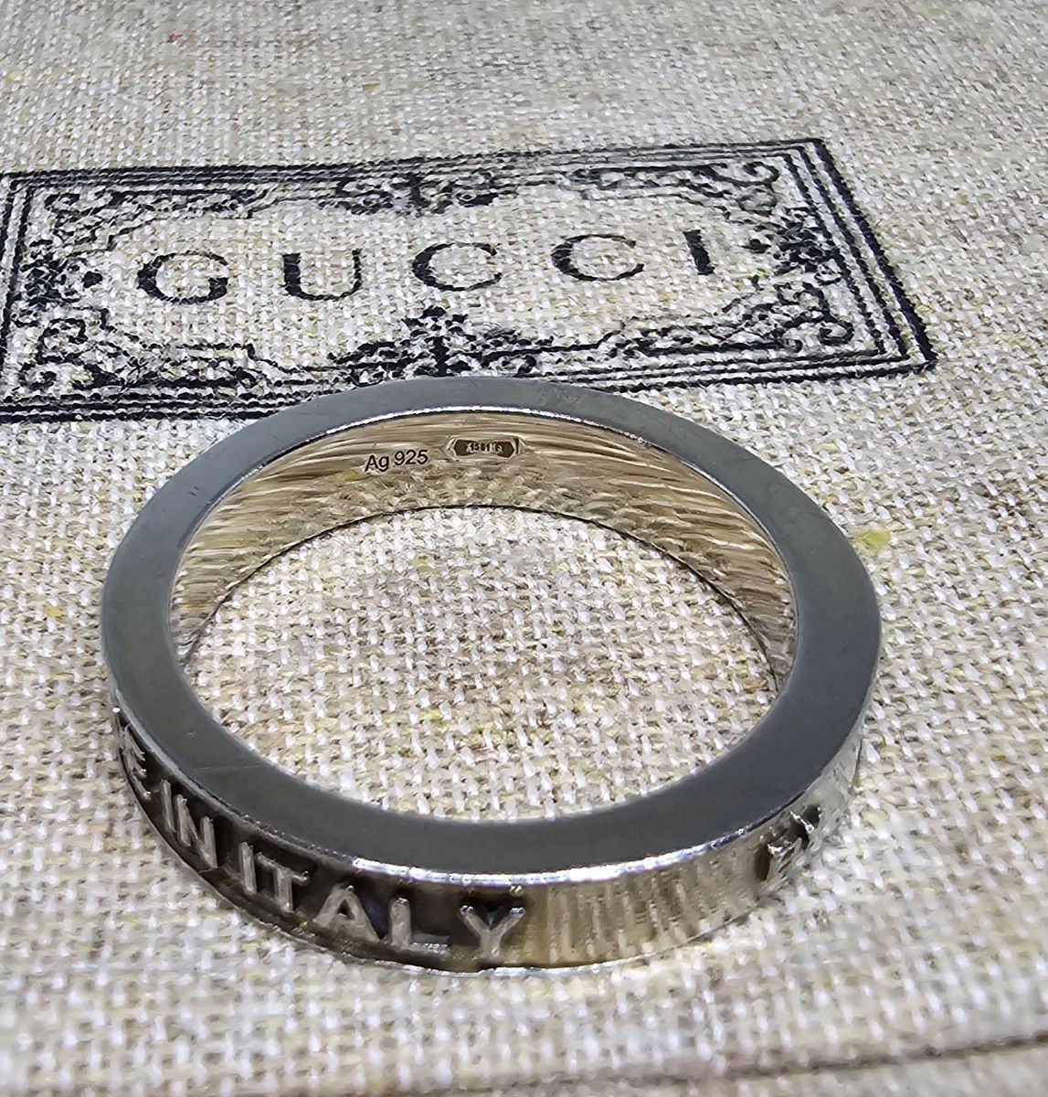 超レア廃盤美品】GUCCI 筆記体 ヴィンテージ トレードマーク 超レア廃盤美品】GUCCI 筆記体 ヴィンテージ トレードマーク