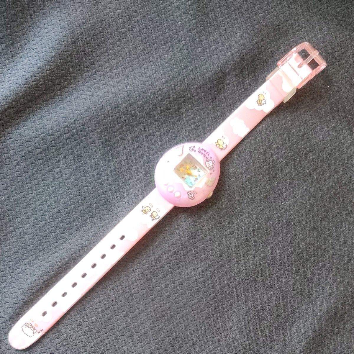 てんしっちのたまごっち　うでどけい　腕時計　ピンク　アナログ時計
