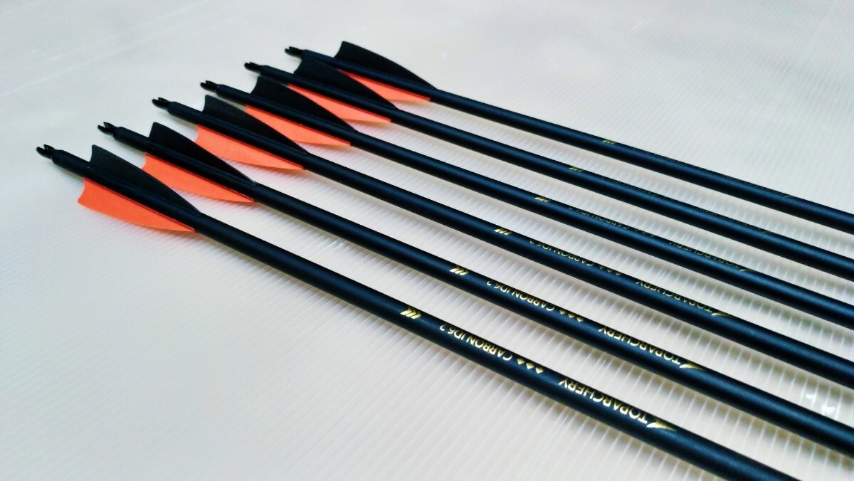 ☆セール★競技用品☆最新型 左右両用 アーチェリー 矢６本セット archery アロー arrow ボウ 弓 矢 左利き 右利き_画像9