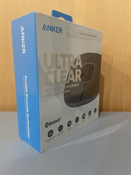  new goods unopened guarantee equipped Anker PowerConf speaker phone online meeting all directivity Mike mobile battery function installing anchor 