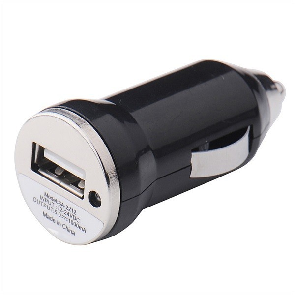 【新品】 シガーライター USB 1ポート（黒）充電器 ipad スマートフォン スマホ タブレット_画像1