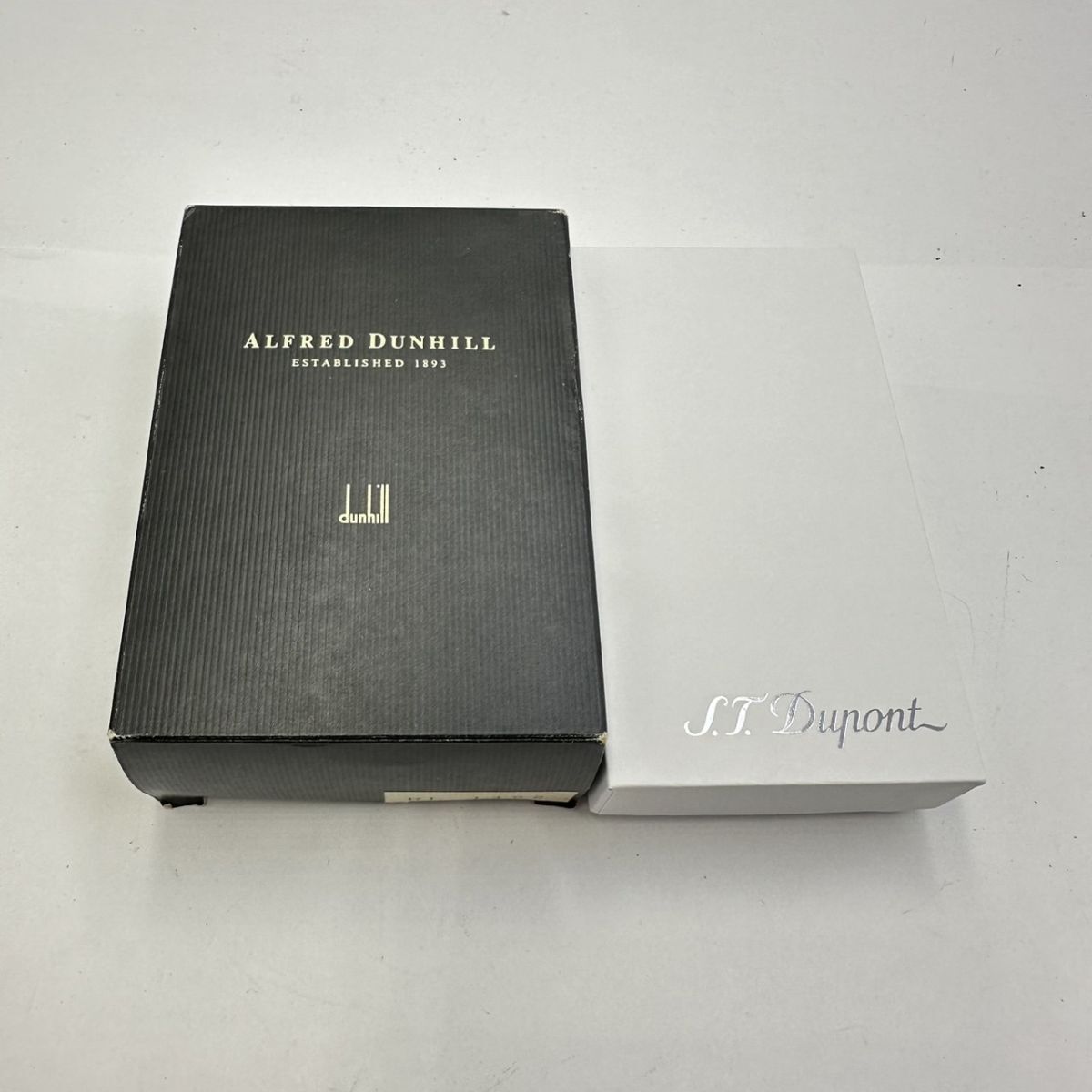 F133-I43-2494 ◎ dunhill ダンヒル S.T. Dupont デュポン ガスライター ローラー式 プッシュ式 喫煙具 2点点火あり 3点セット ①の画像10