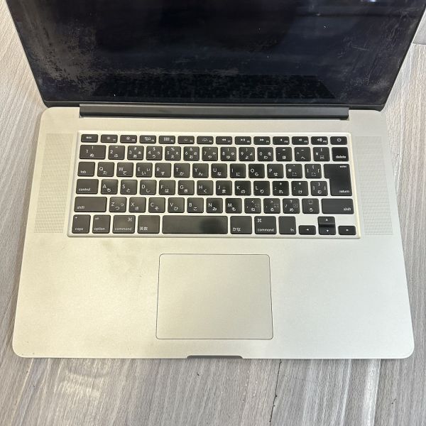 T683-ST10-216 Apple MacBook Pro マックブックプロ Model A1398 15インチ Retina ディスプレイ ノートパソコン ノートPC 起動確認済み ⑥_画像3