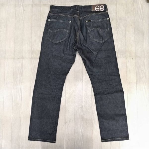 H646-U35-50 Lee リー 101 メンズ デニムパンツ ジーンズ ブラック 34インチ Lサイズ 総丈約102cm ウエスト約86cm ⑥_画像2