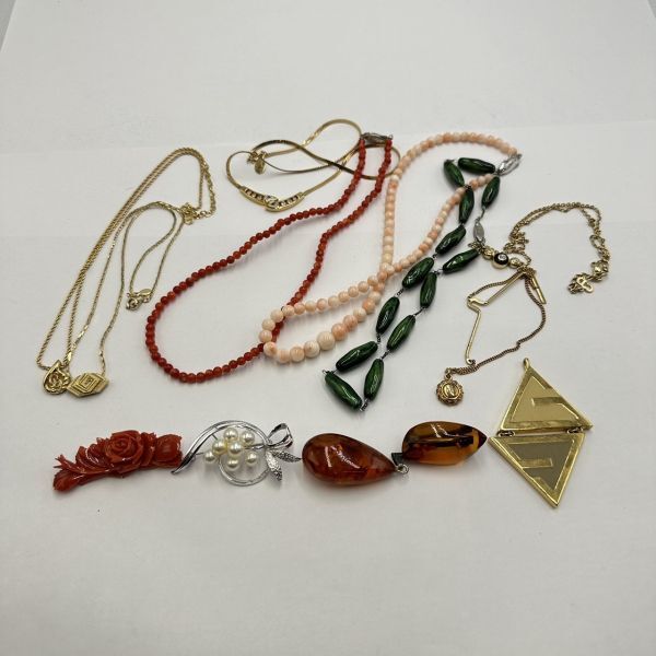 H120 summarize * accessory summarize set necklace / brooch / other Givenchy / Christian Dior / other 12 point set ①