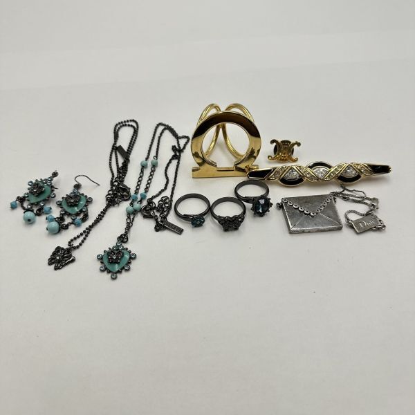 H126 summarize * accessory summarize set earrings / ring / other silver color Gold color 11 point set ①