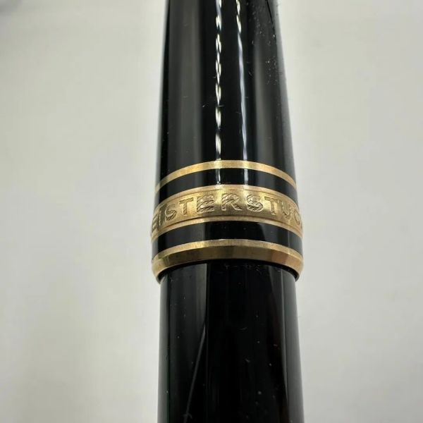 F331-I61-141 ◎ MONTBLANC モンブラン MEISTERSTUCK マイスターシュテュック ボールペン ブラックカラー 筆記用具 文房具 ケース付き ③_画像7