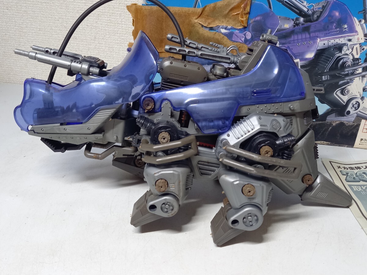 希少 TOMY 当時物 メカ生体ゾイド メガトロプス トリケラトプス型 ZOIDS 機甲部隊重戦闘機械獣 R24-4 トミーの画像3