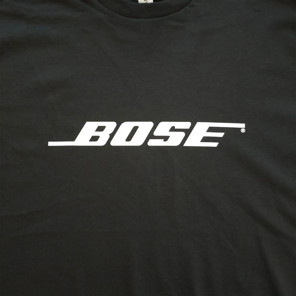 【XLサイズ】企業ロゴ BOSE ボーズ Tシャツ ブラック 黒　ビッグサイズ